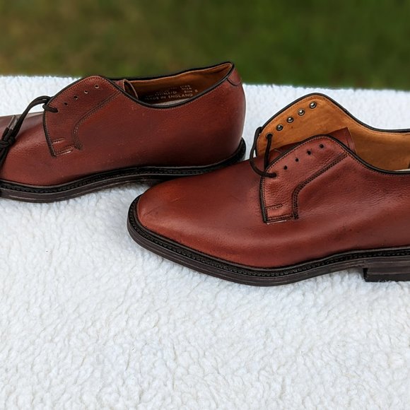 NWOT  Brown men\'s derby lace-up shoes main image 5